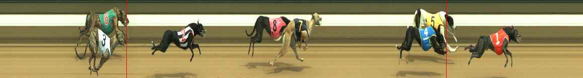Photo finish for Warragul Race 1