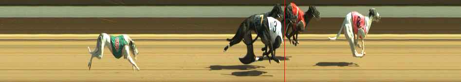 Photo finish for Warragul Race 8