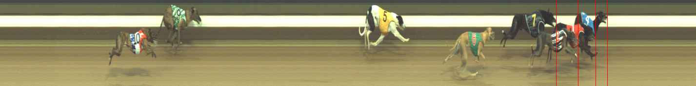 Photo finish for Warragul Race 3
