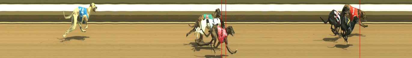 Photo finish for Warragul Race 1