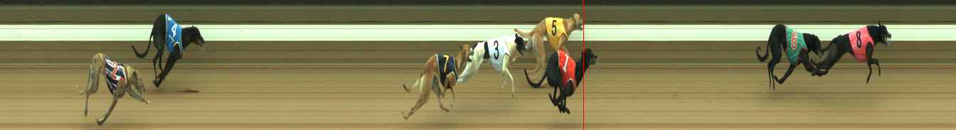 Photo finish for Warragul Race 5