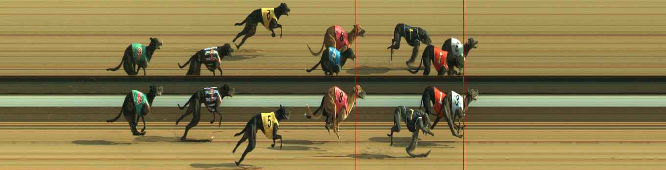 Photo finish for Warragul Race 8