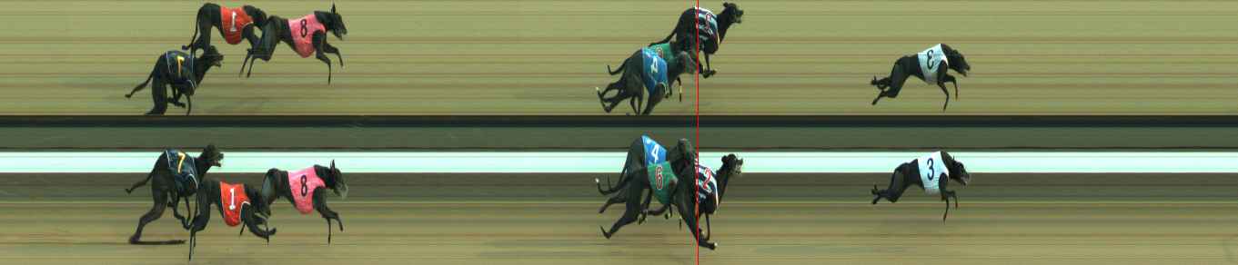 Photo finish for Warragul Race 10