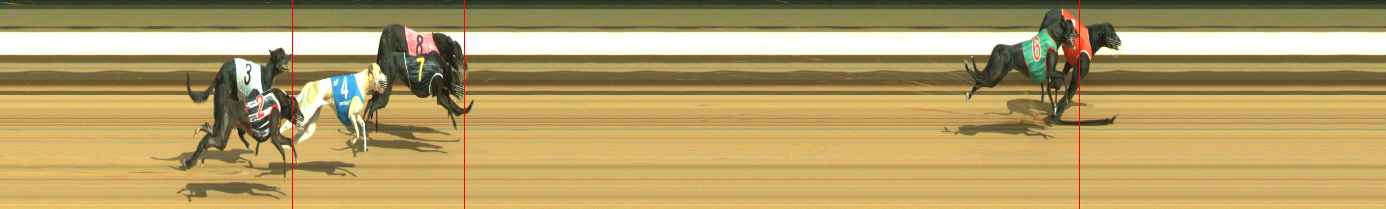 Photo finish for Warragul Race 1
