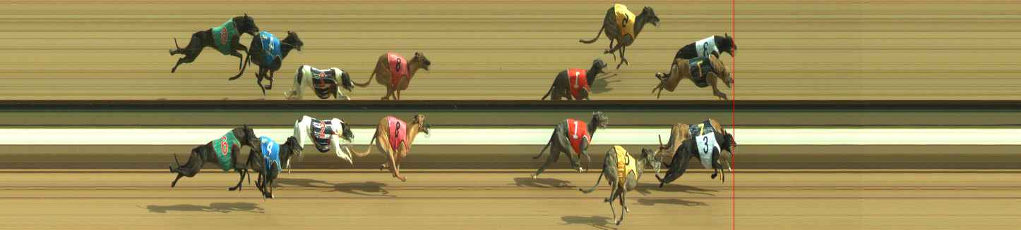 Photo finish for Warragul Race 4