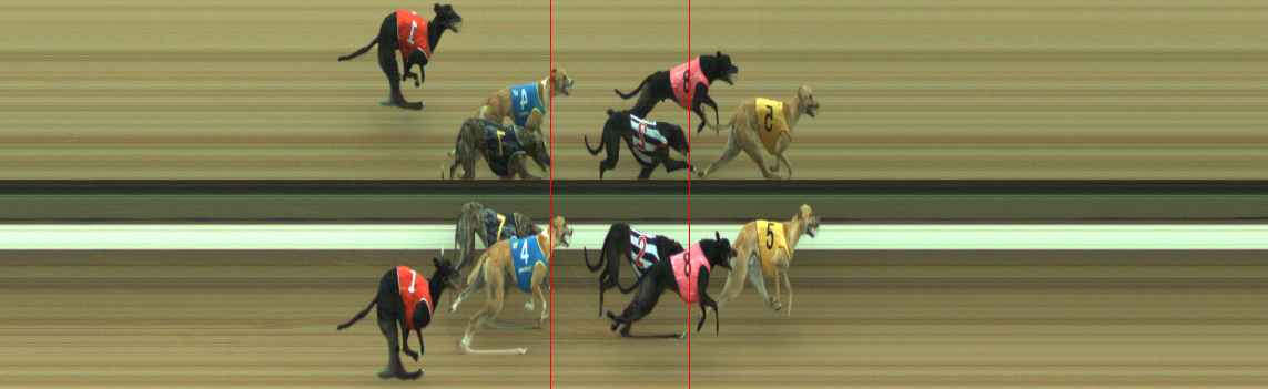 Photo finish for Warragul Race 9