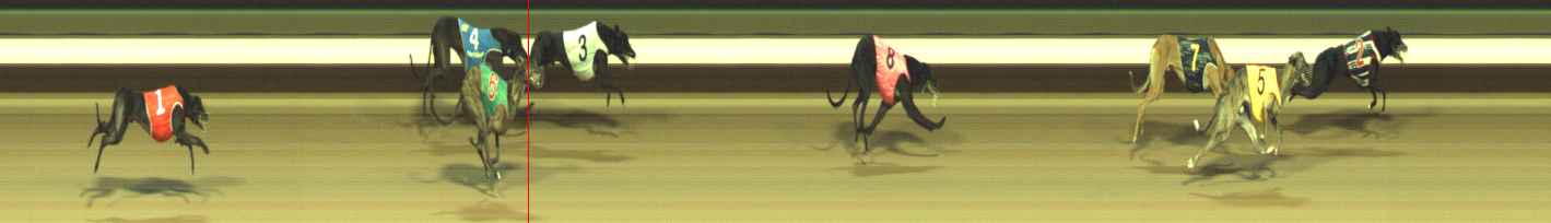 Photo finish for Warragul Race 6