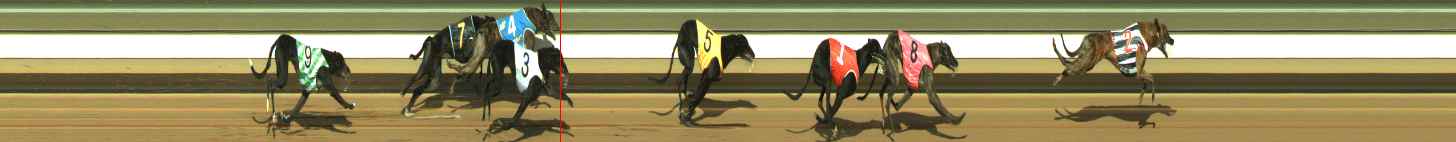 Photo finish for Warragul Race 4