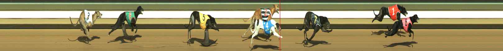 Photo finish for Warragul Race 6