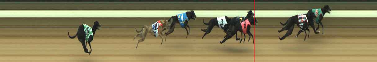 Photo finish for Warragul Race 1