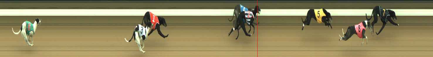 Photo finish for Warragul Race 5