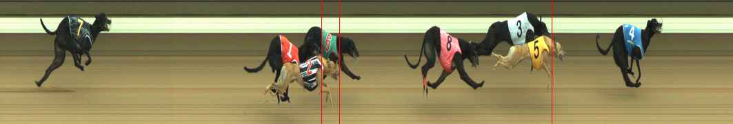 Photo finish for Warragul Race 6