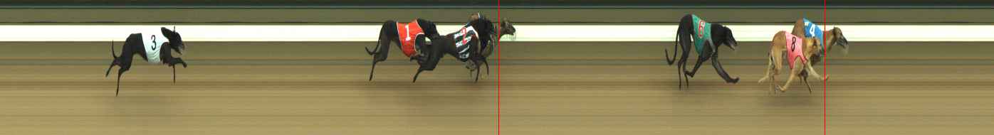 Photo finish for Warragul Race 9