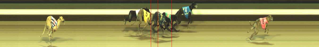 Photo finish for Warragul Race 6