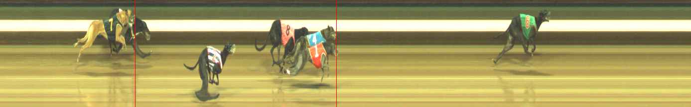 Photo finish for Warragul Race 9