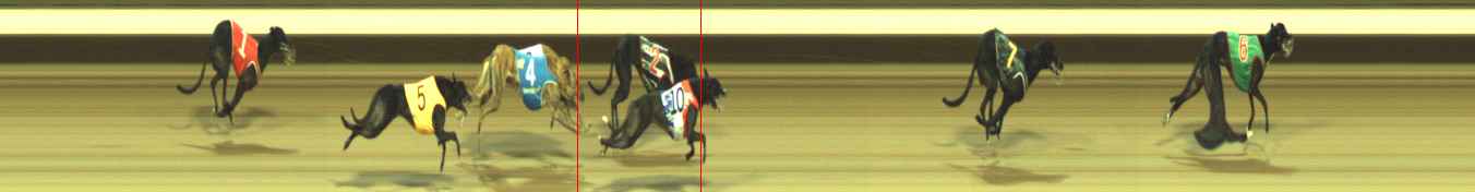 Photo finish for Warragul Race 6
