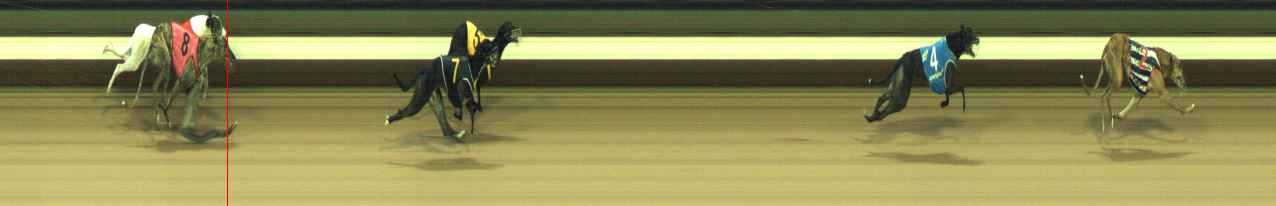 Photo finish for Warragul Race 6