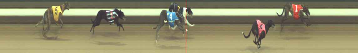 Photo finish for Warragul Race 9