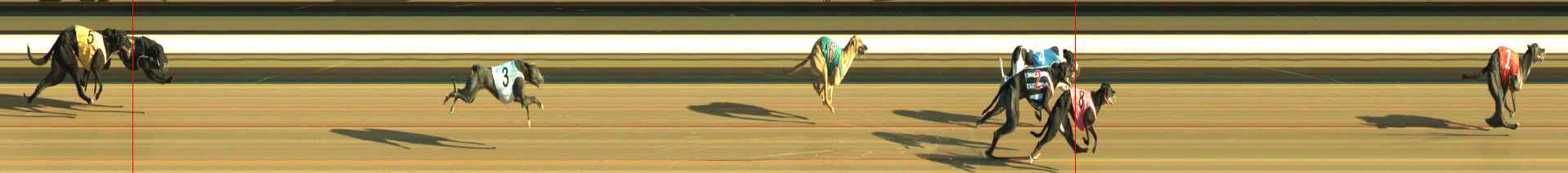 Photo finish for Warragul Race 5