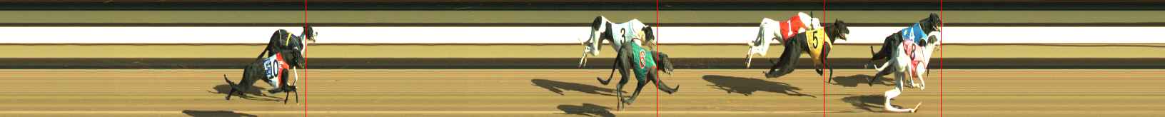 Photo finish for Warragul Race 3