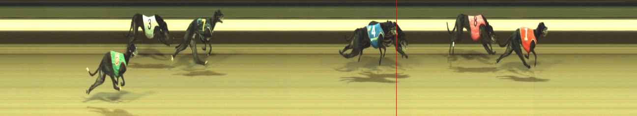Photo finish for Warragul Race 3