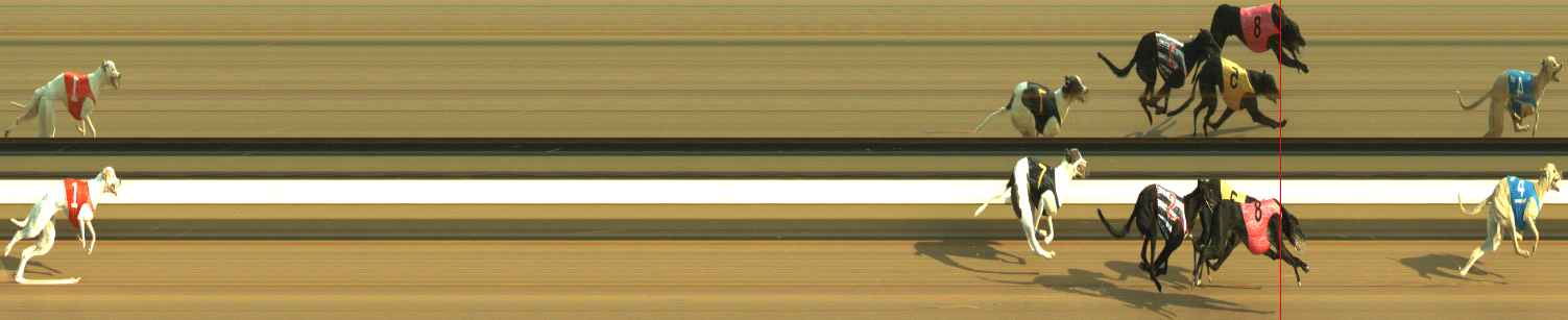 Photo finish for Warragul Race 2
