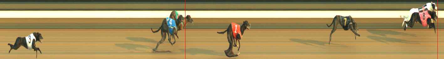 Photo finish for Warragul Race 4