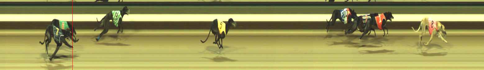 Photo finish for Warragul Race 8