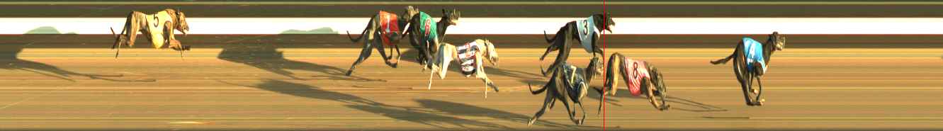 Photo finish for Warragul Race 4