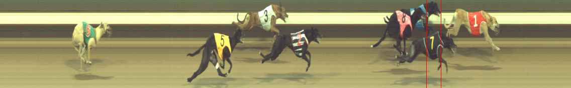 Photo finish for Warragul Race 7
