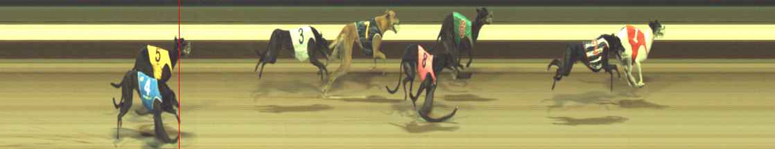 Photo finish for Warragul Race 8