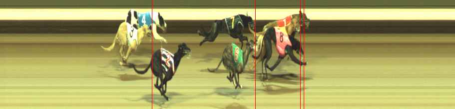 Photo finish for Warragul Race 12