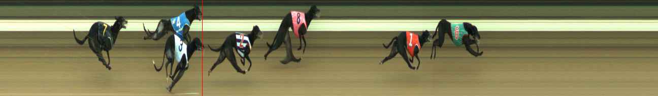 Photo finish for Warragul Race 5