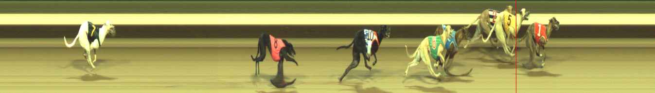 Photo finish for Warragul Race 7