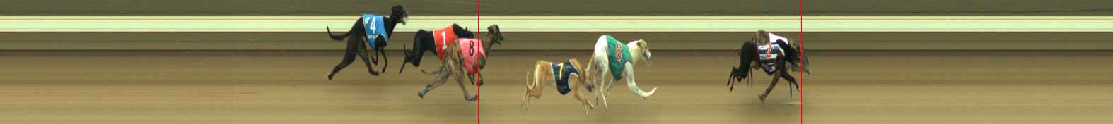 Photo finish for Warragul Race 2