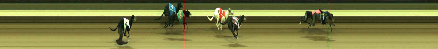 Photo finish for Warragul Race 5