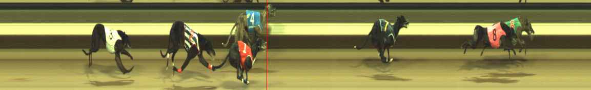 Photo finish for Warragul Race 4