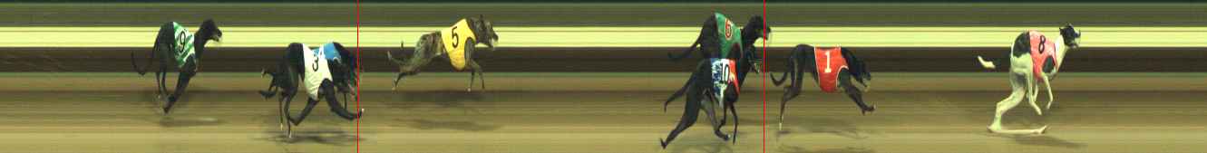 Photo finish for Warragul Race 6