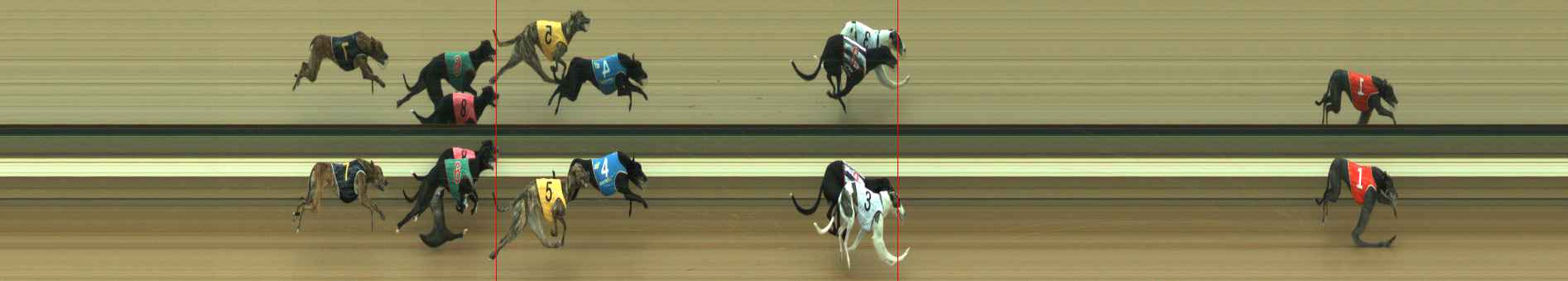 Photo finish for Warragul Race 1