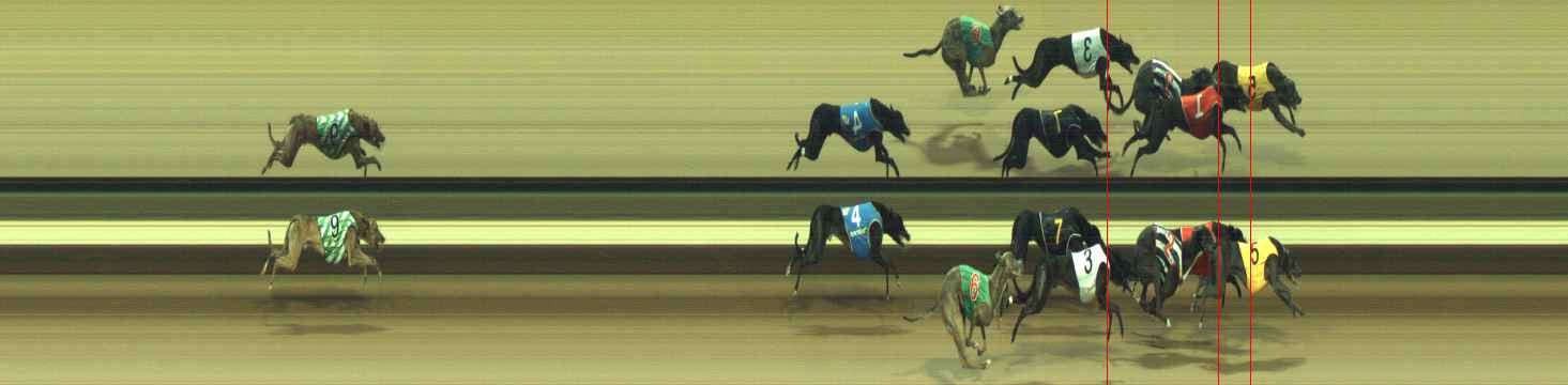 Photo finish for Warragul Race 6