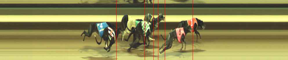 Photo finish for Warragul Race 8