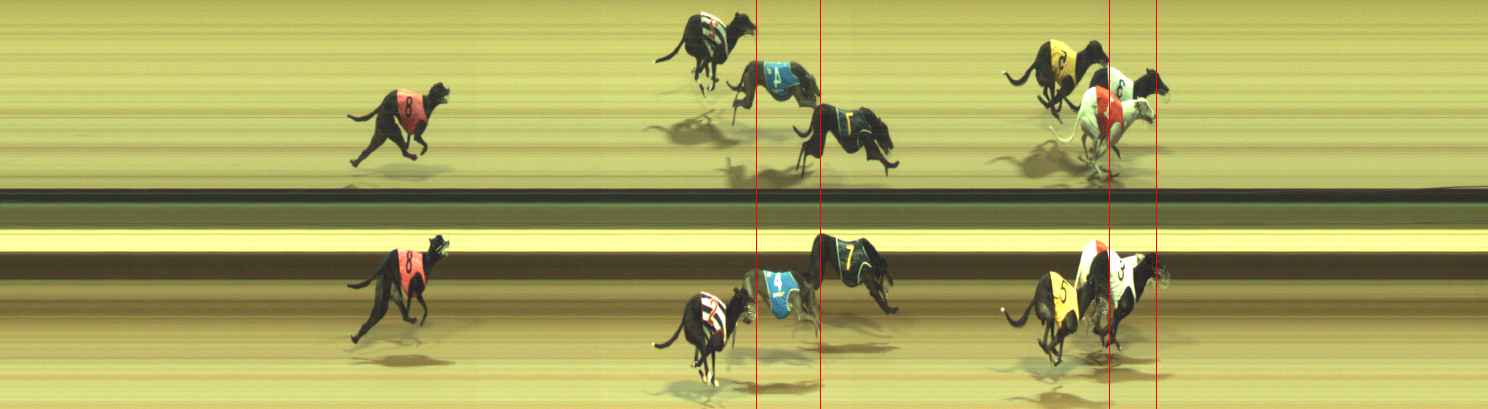 Photo finish for Warragul Race 9