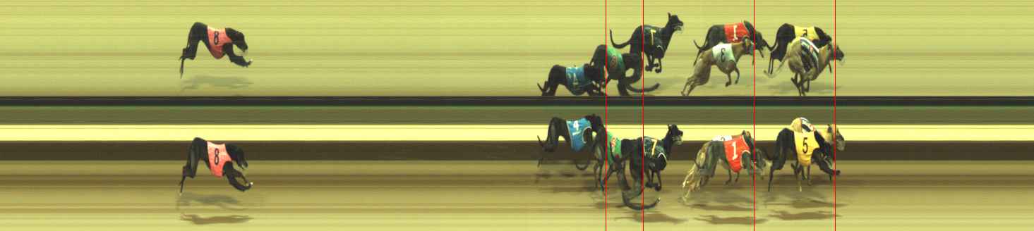 Photo finish for Warragul Race 10