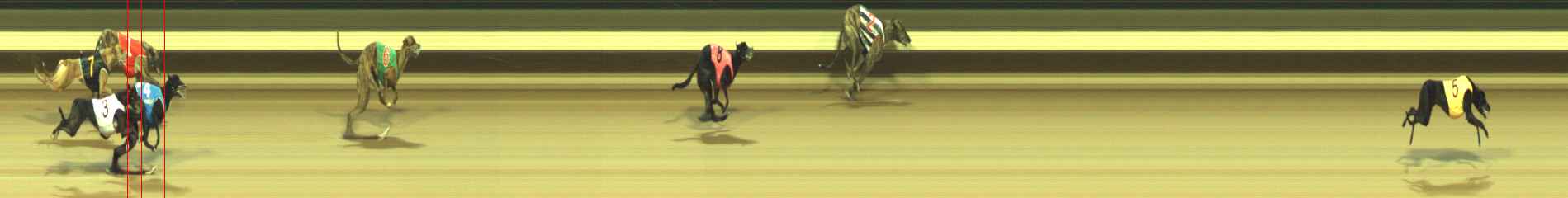 Photo finish for Warragul Race 1