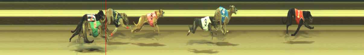 Photo finish for Warragul Race 9