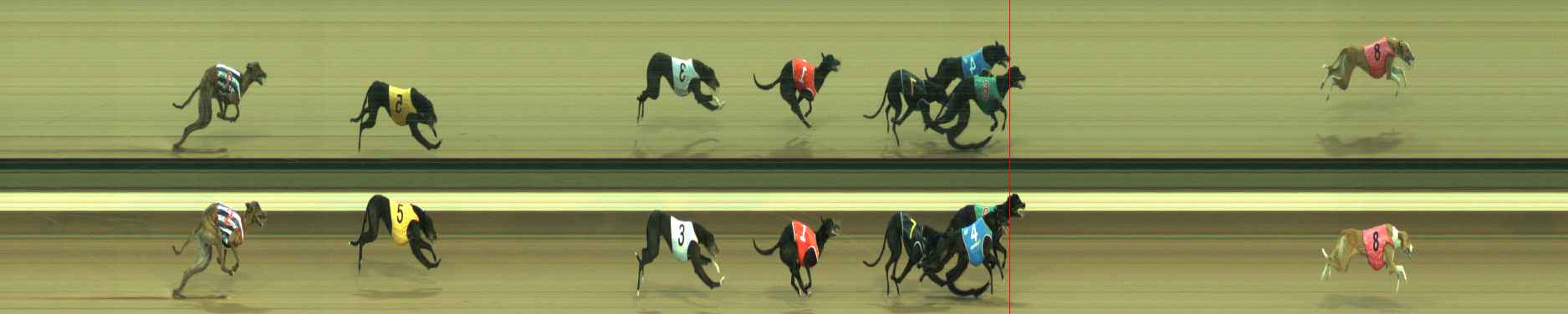 Photo finish for Warragul Race 7