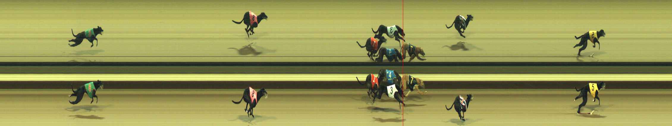 Photo finish for Warragul Race 9