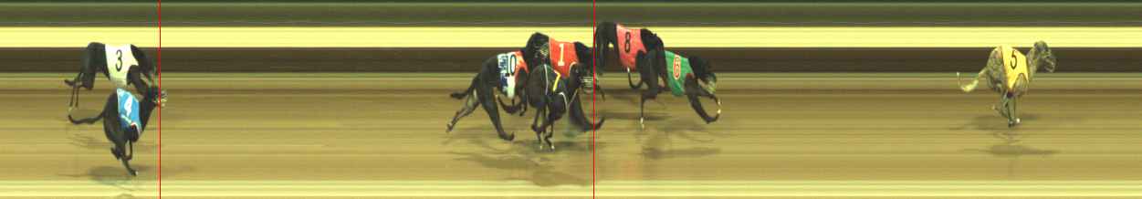 Photo finish for Warragul Race 1