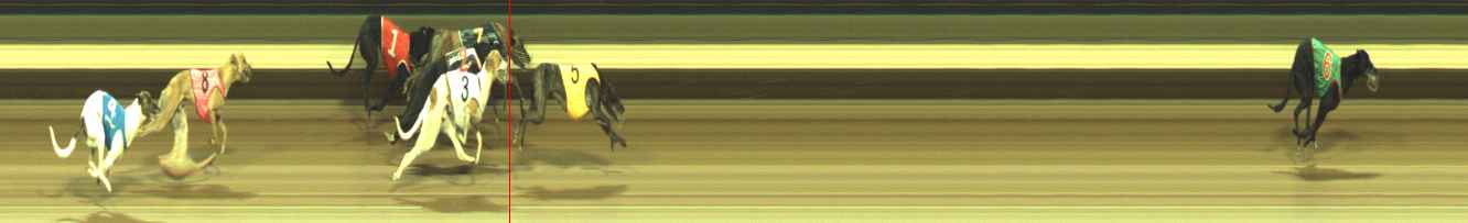 Photo finish for Warragul Race 8