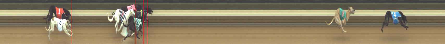 Photo finish for Warragul Race 1